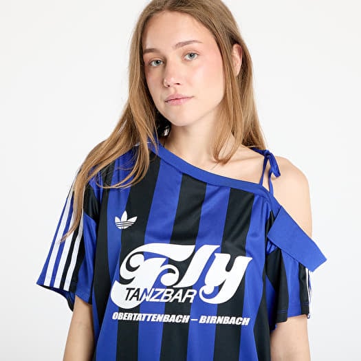 トップス adidas OFF SHOULDER JERSEY Jerseys adidas Originals Off Shoulder Jersey Semi Lucid Blue