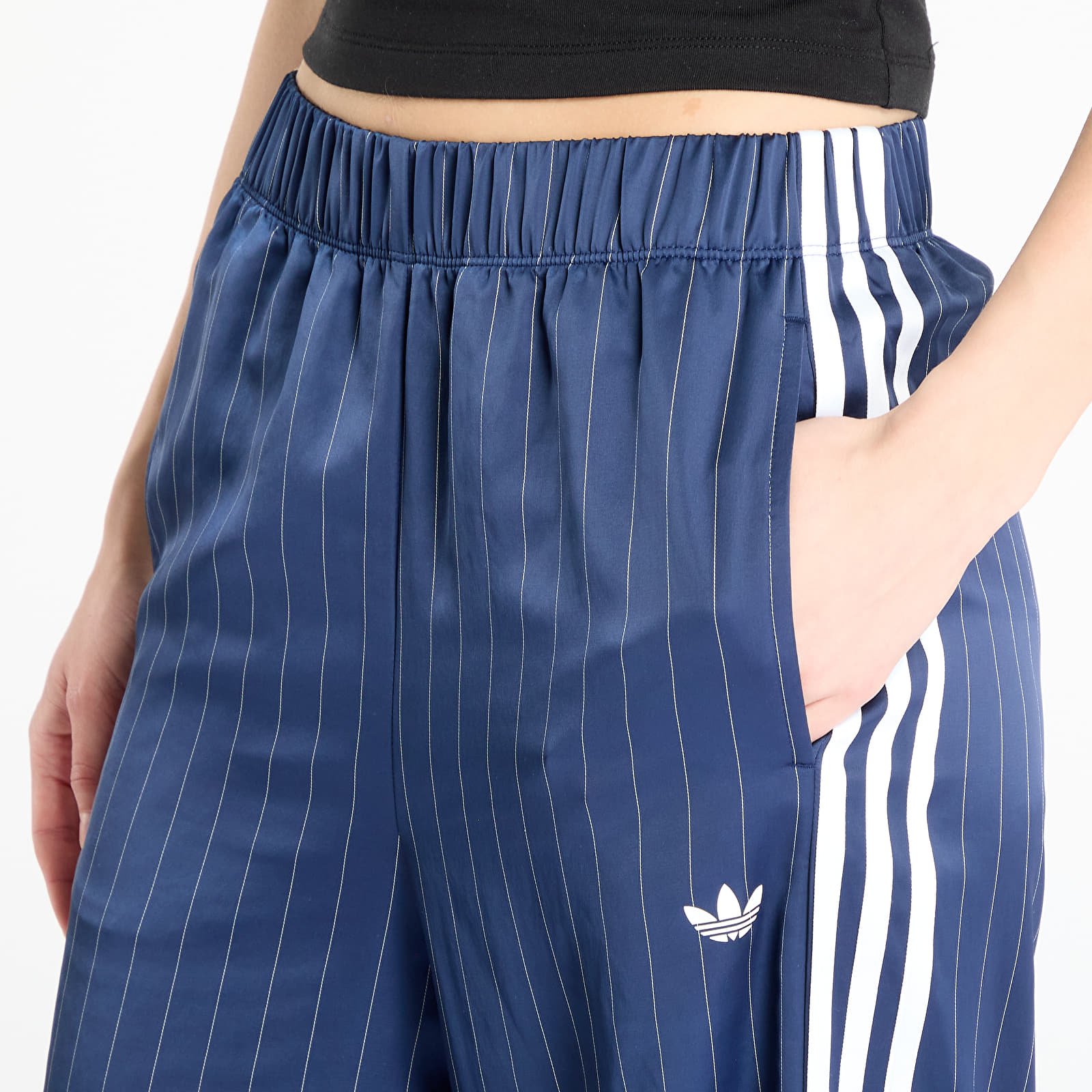 Nadrágok adidas Originals Wide Leg Joggers Night Indigo