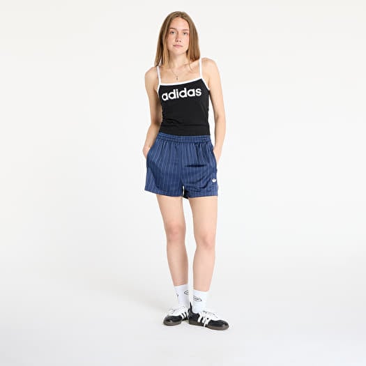 ★adidas★ 25SS PIN STRIPE SATIN SHORTS★早期完売★ adidas Originals Pinstripe Satin Shorts - Green | Free