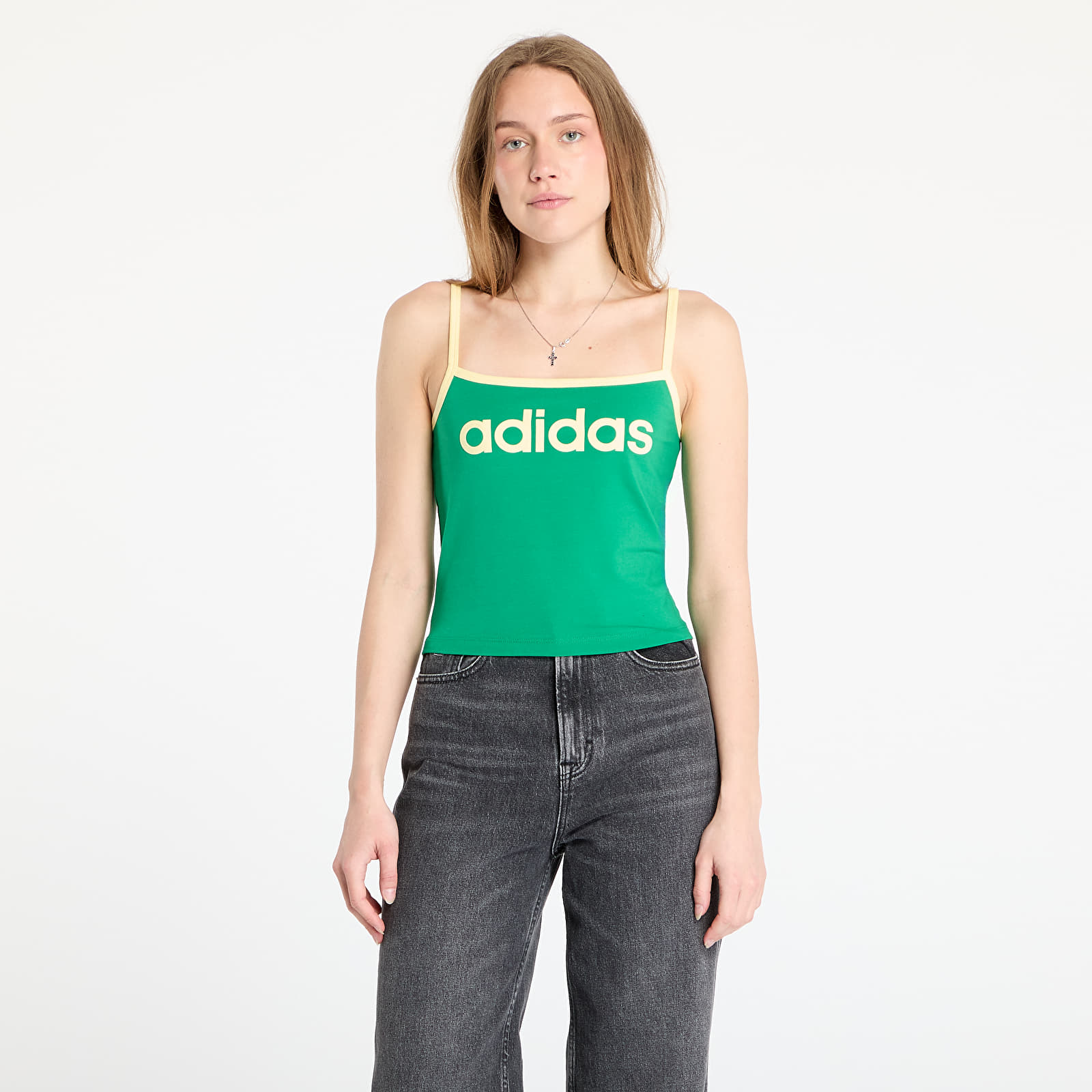 Felsők adidas Originals Tank Top Green