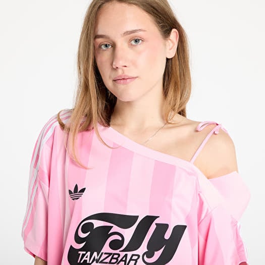 トップス adidas OFF SHOULDER JERSEY Jerseys adidas Originals Off Shoulder Jersey Semi Lucid Blue