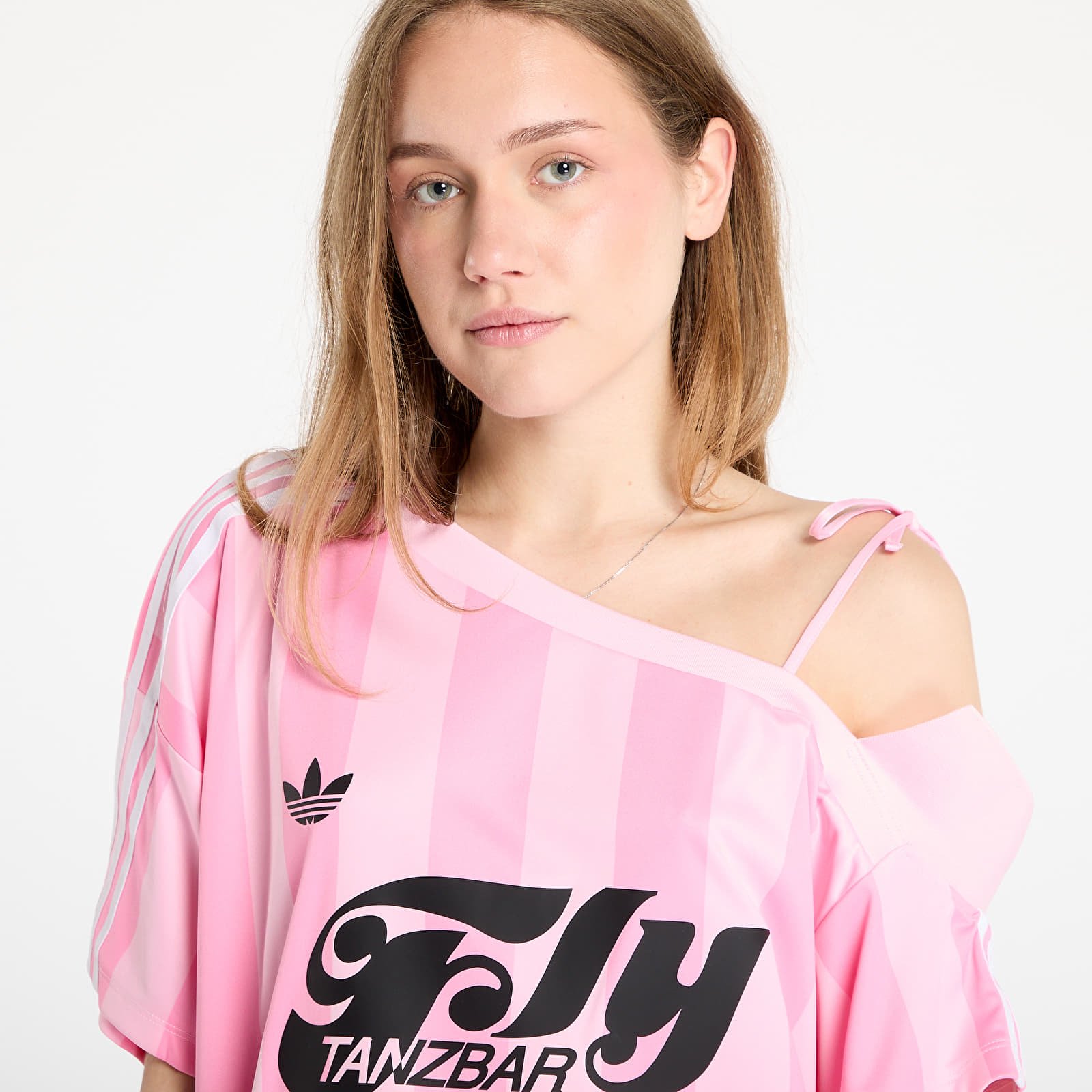 Trikood adidas Originals Off Shoulder Jersey True Pink/ Semi Pink Glow