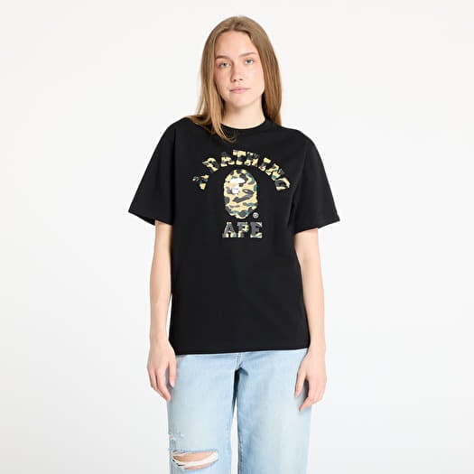 Póló A BATHING APE 1St Camo College Tee UNISEX Black