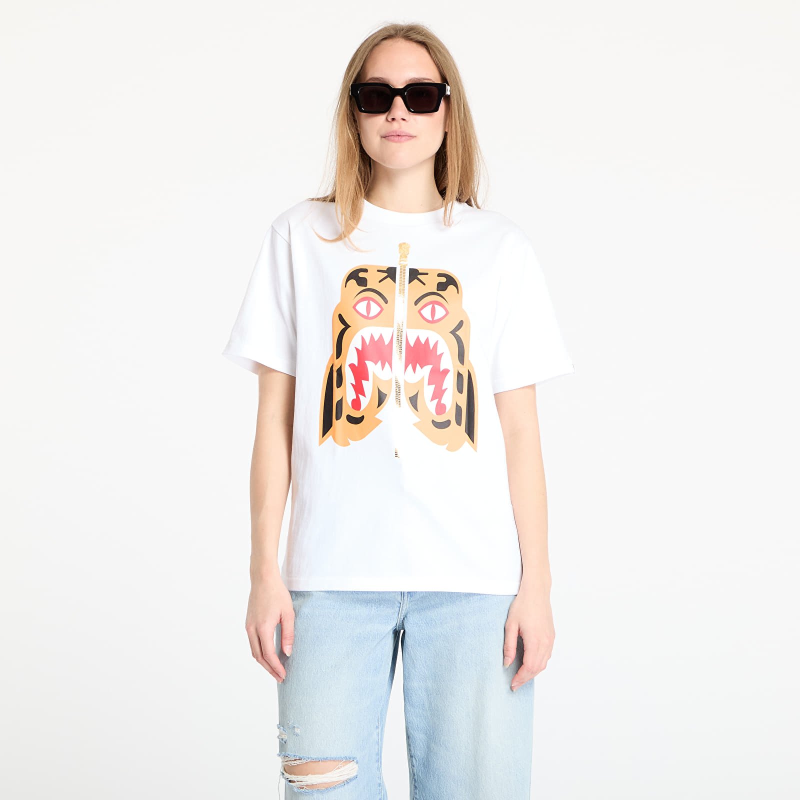 T-krekli A BATHING APE Colors Tiger Tee UNISEX White