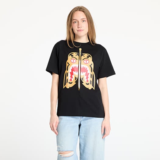 Póló A BATHING APE Colors Tiger Tee UNISEX Black