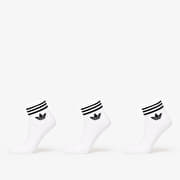adidas 3-Stripes Ankle Socks 3-Pack White