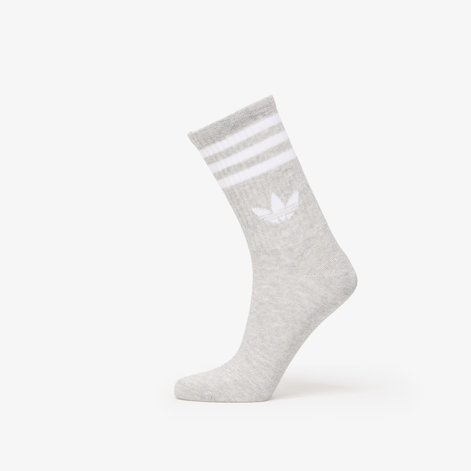 Sokid adidas 3-Stripes Crew Socks 3-Pack White/ Grey/ Black