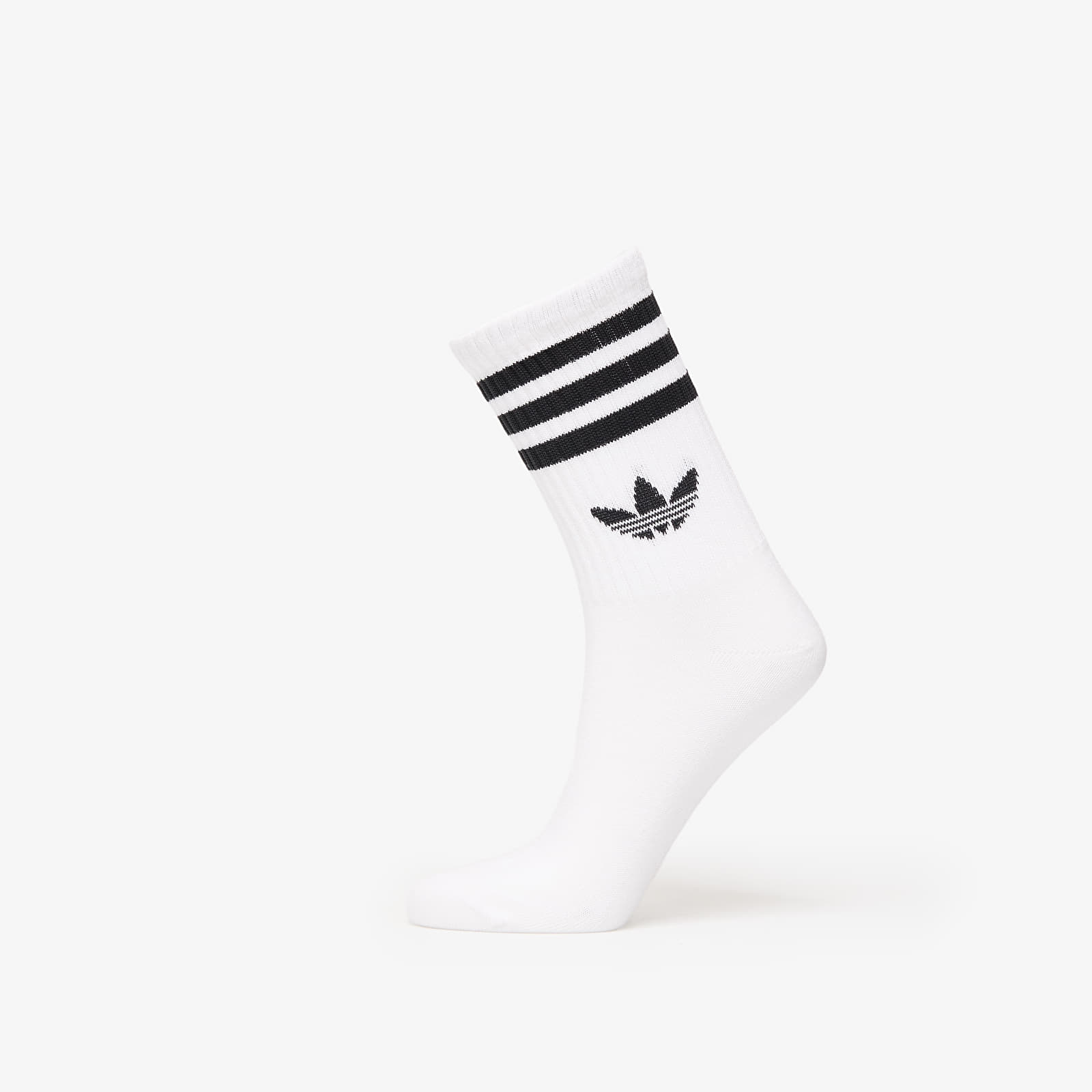 Sokid adidas 3-Stripes Crew Socks 3-Pack White/ Grey/ Black