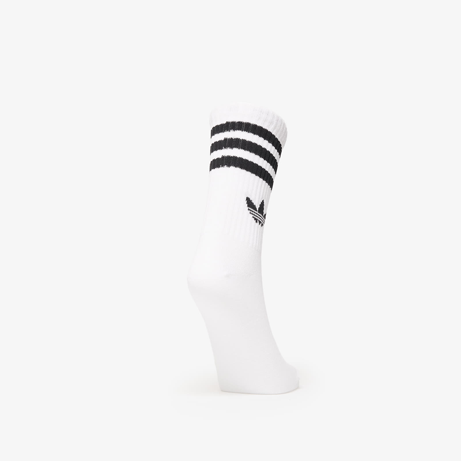 Sokid adidas 3-Stripes Crew Socks 3-Pack White/ Grey/ Black