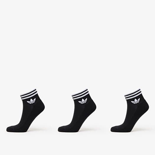 adidas 3-Stripes Ankle Socks 3-Pack Black