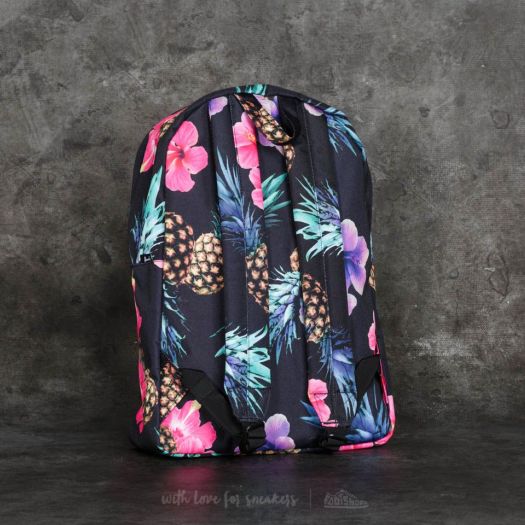 Herschel black pineapple backpack top