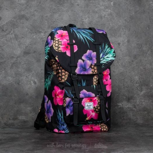 Backpacks Herschel Supply Co. Little America Backpack Black Pineapple Footshop