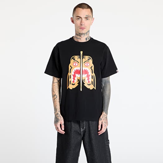 T-skjorte A BATHING APE Colors Tiger Tee UNISEX Black