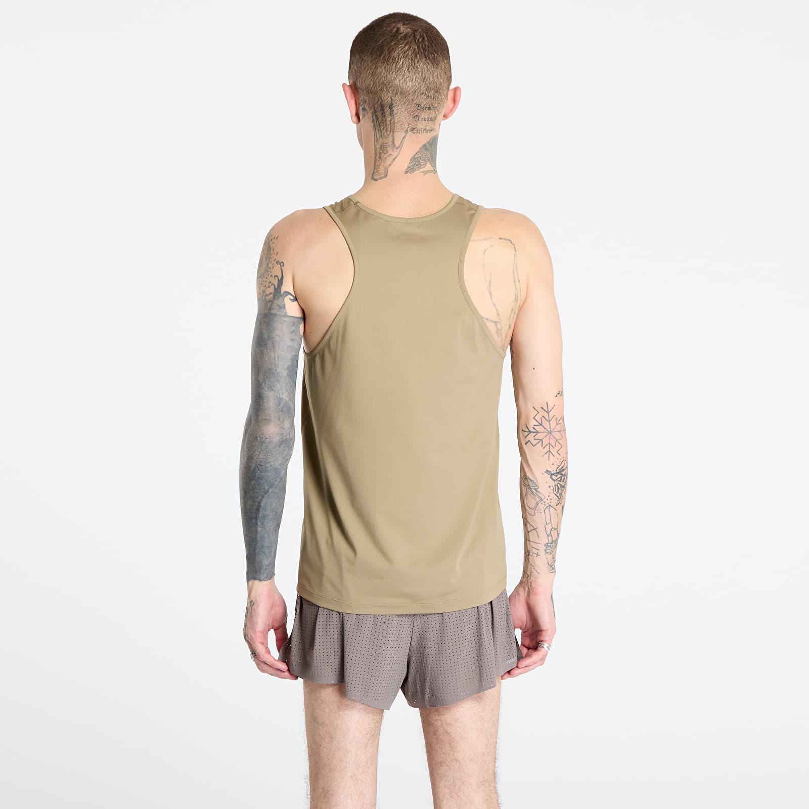 Tielka Satisfy AuraLite Tech Singlet UNISEX Army Green