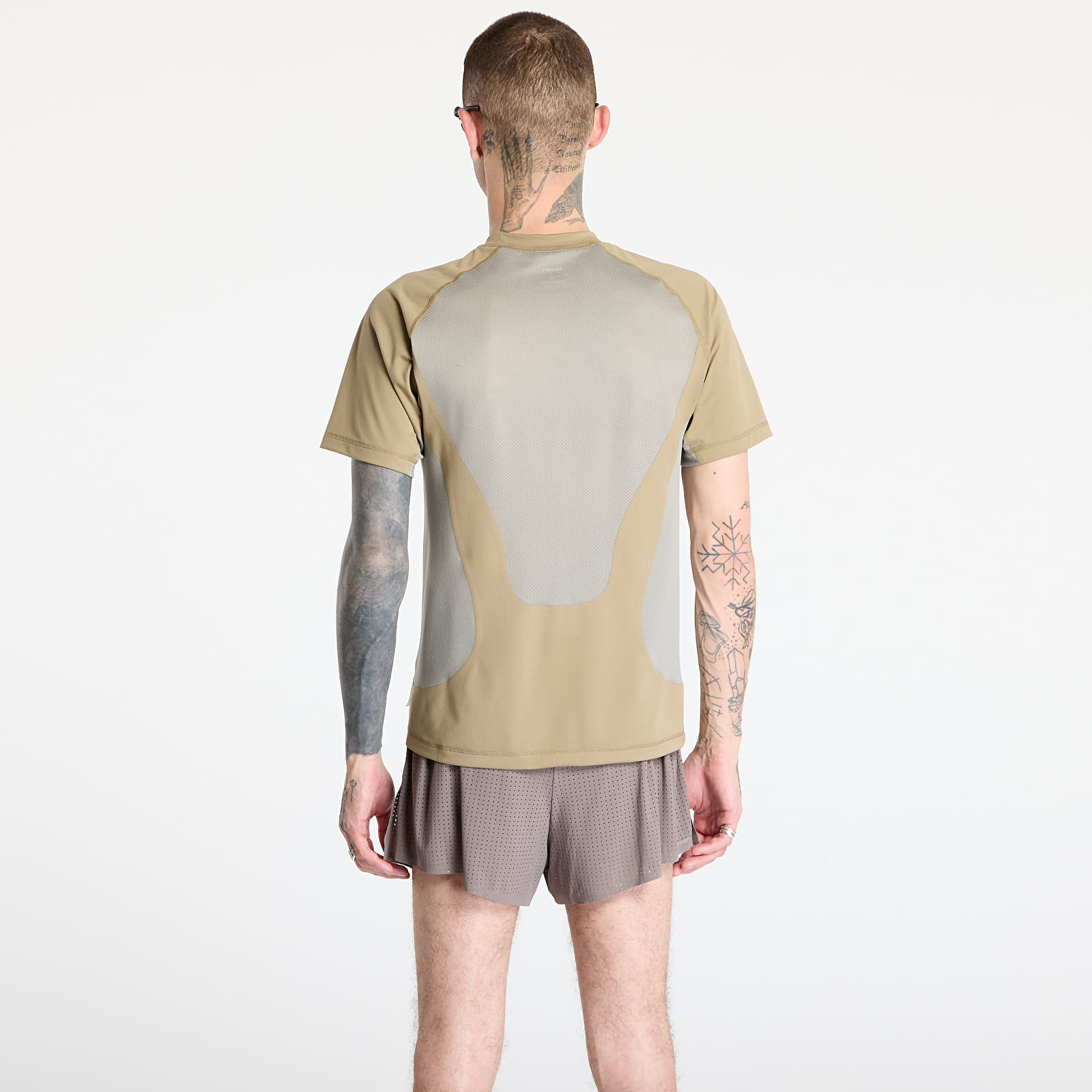 Tričká Satisfy AuraLite Tech T-Shirt UNISEX Army Green