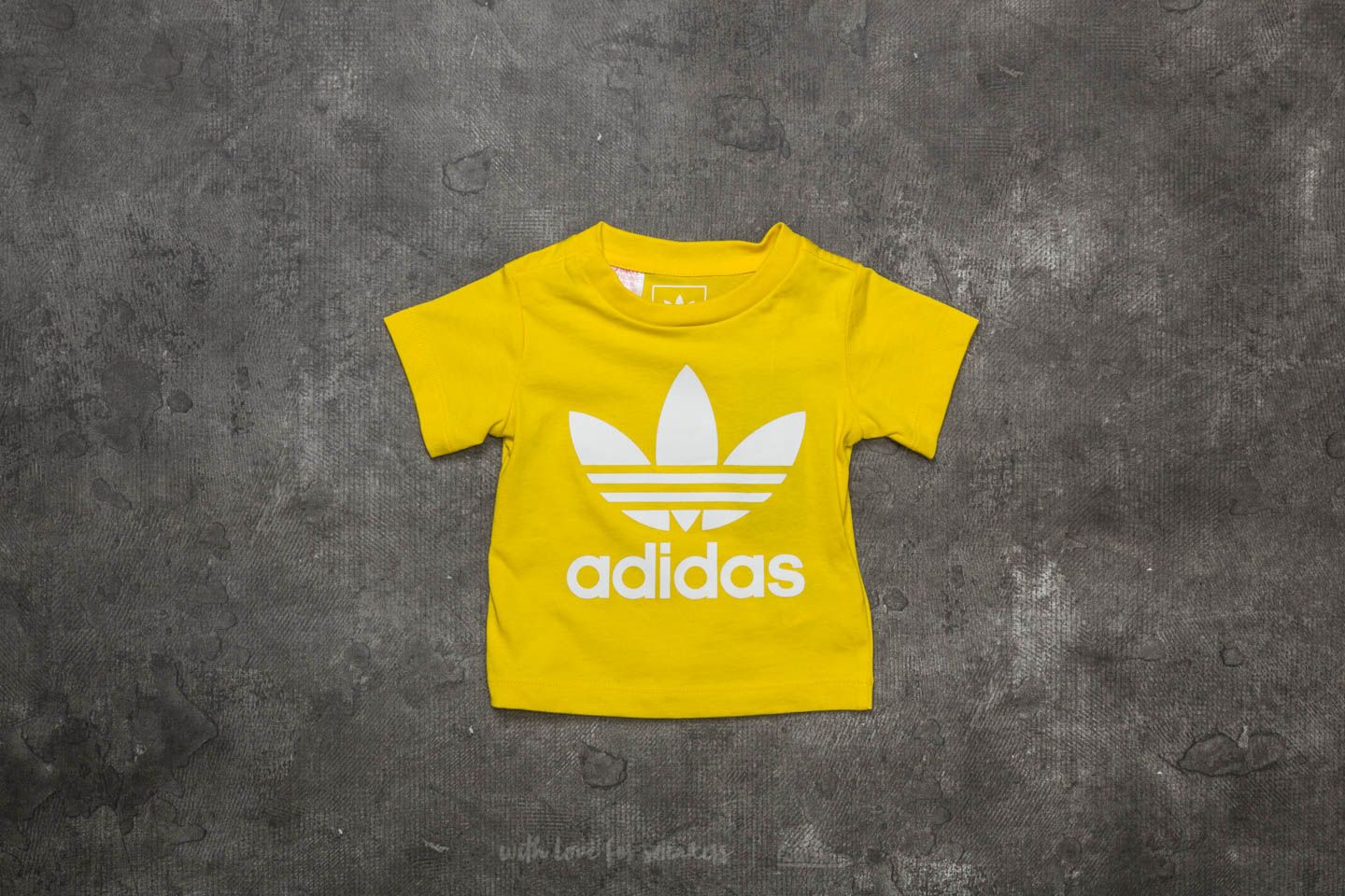 T-shirts adidas Trefoil Tee Yellow/ White