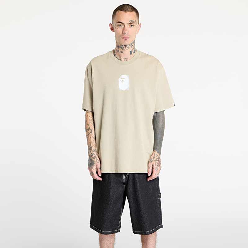 Tričko A BATHING APE Pigment Print Ape Head Relaxed Fit Tee UNISEX Olive