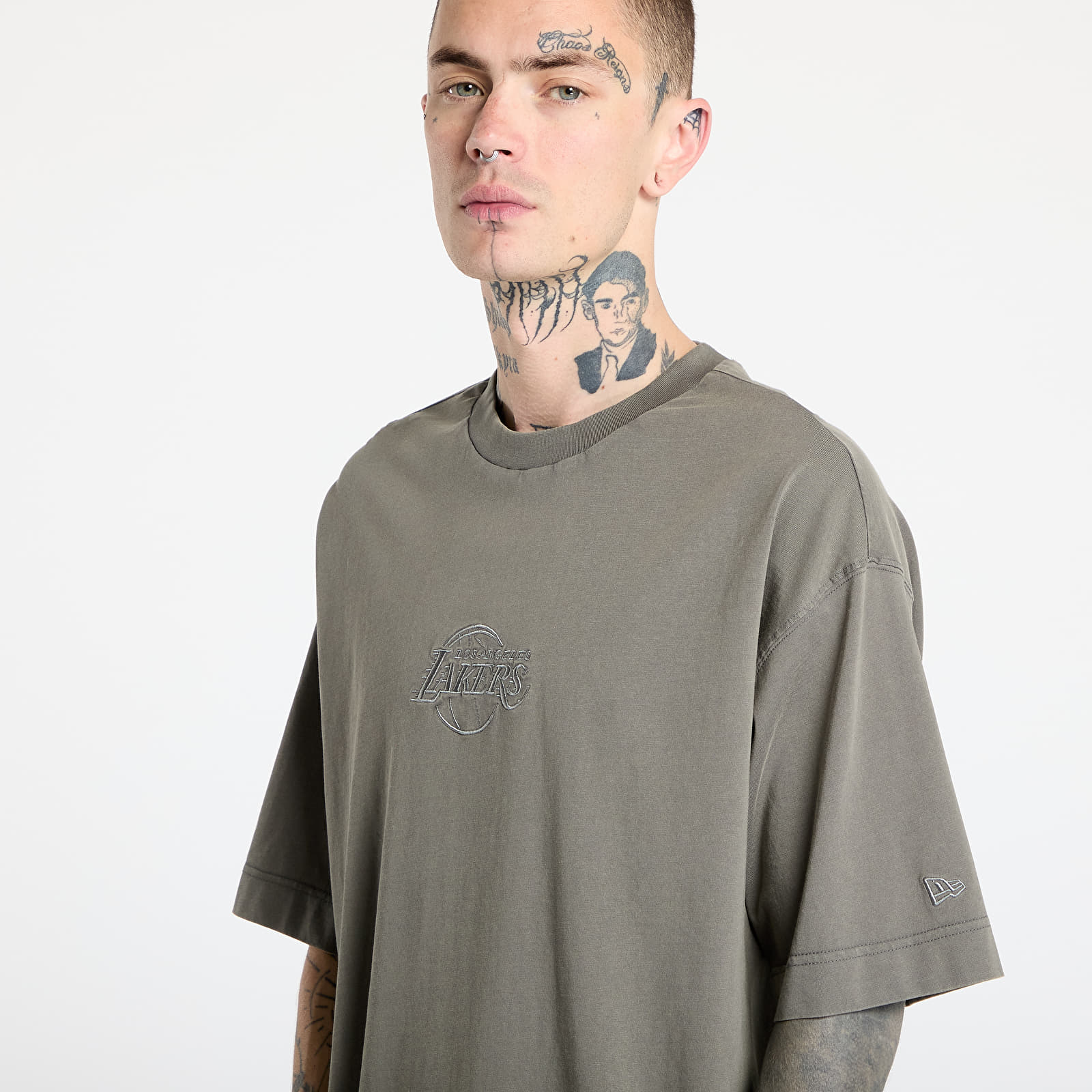 Koszulki New Era Los Angeles Lakers Washed Box Tee UNISEX Ahg