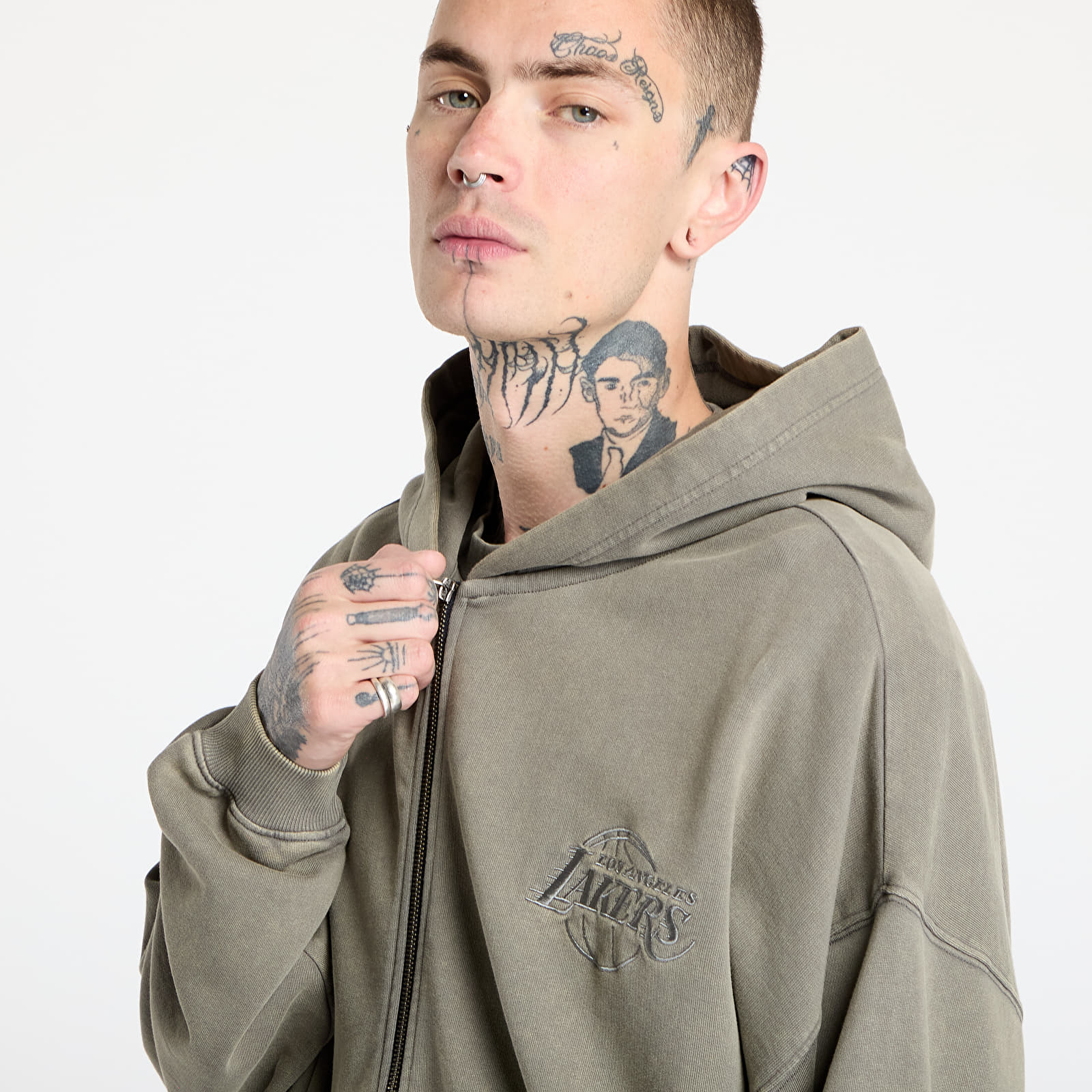 Суичърти New Era Los Angeles Lakers Washed Full Zip UNISEX Ahg