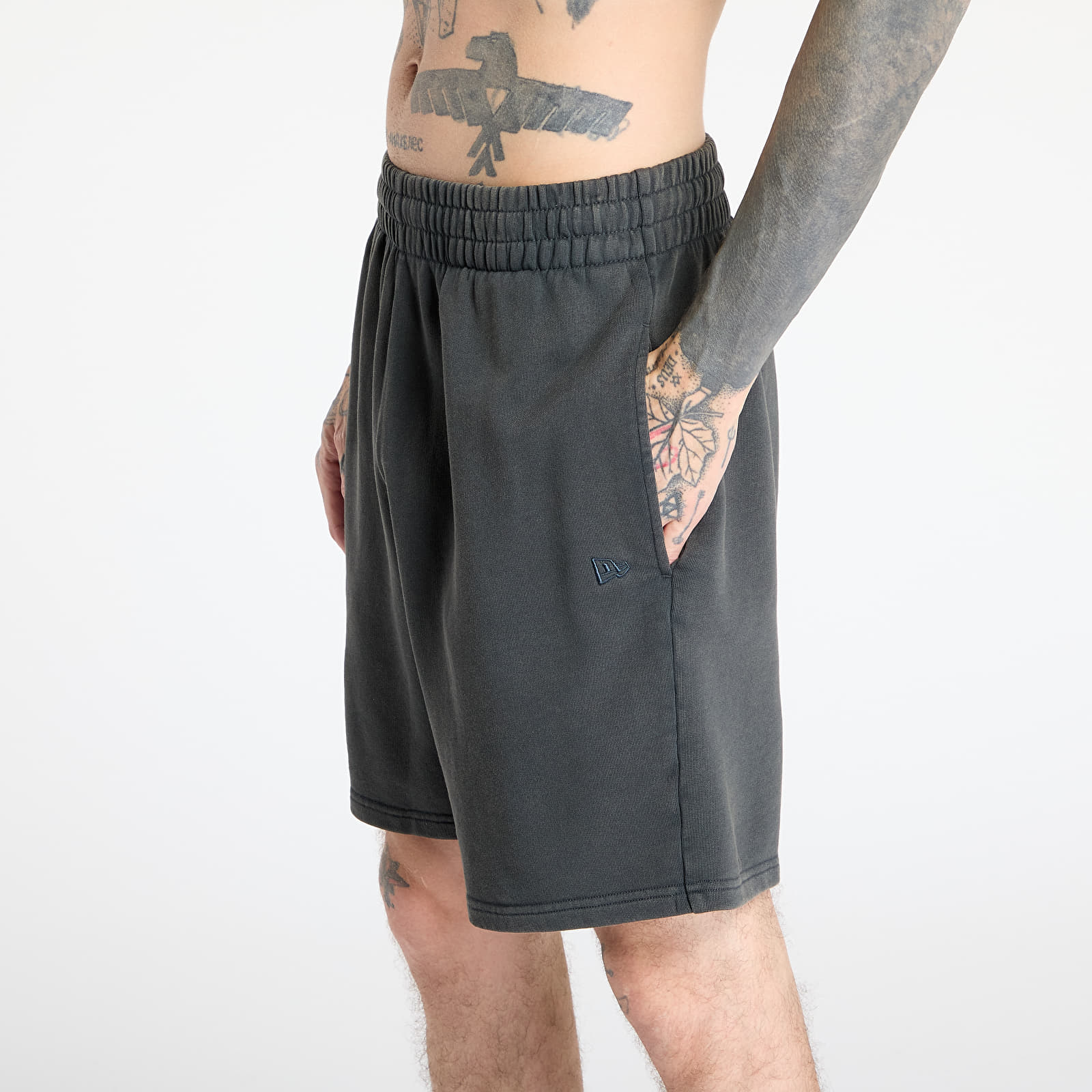 Rövidnadrágok New Era Chicago Bulls Washed Short White Heather Gray