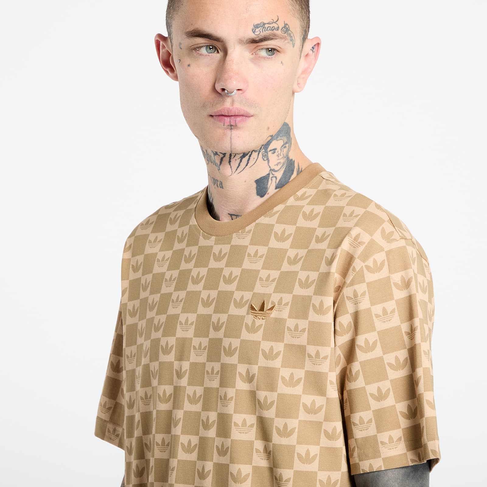Tričká adidas Monogram Loose T-Shirt Cardboard
