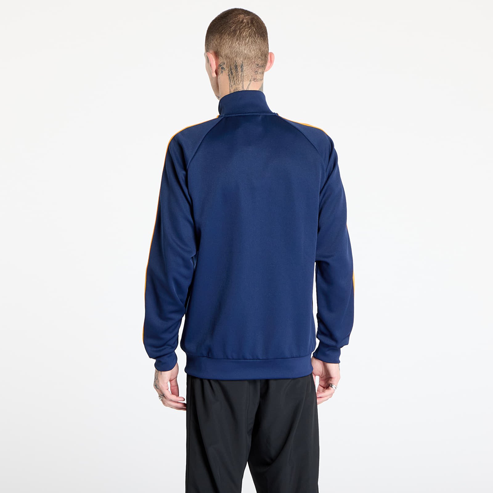 Mikiny adidas The First Track Top Night Indigo/ Crew Orange