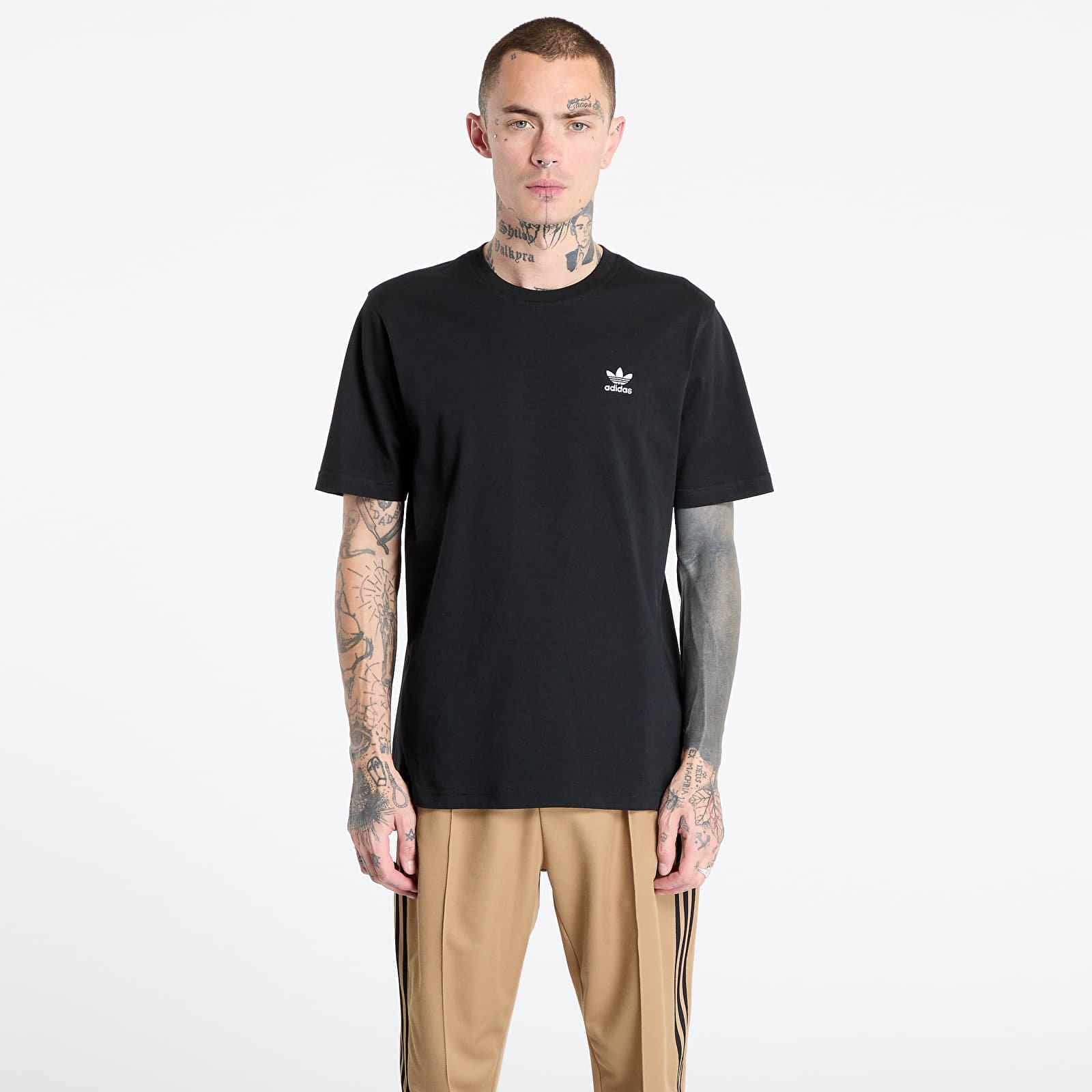Tričká adidas Trefoil Essentials Tee Black/ Cream White/ Core Black