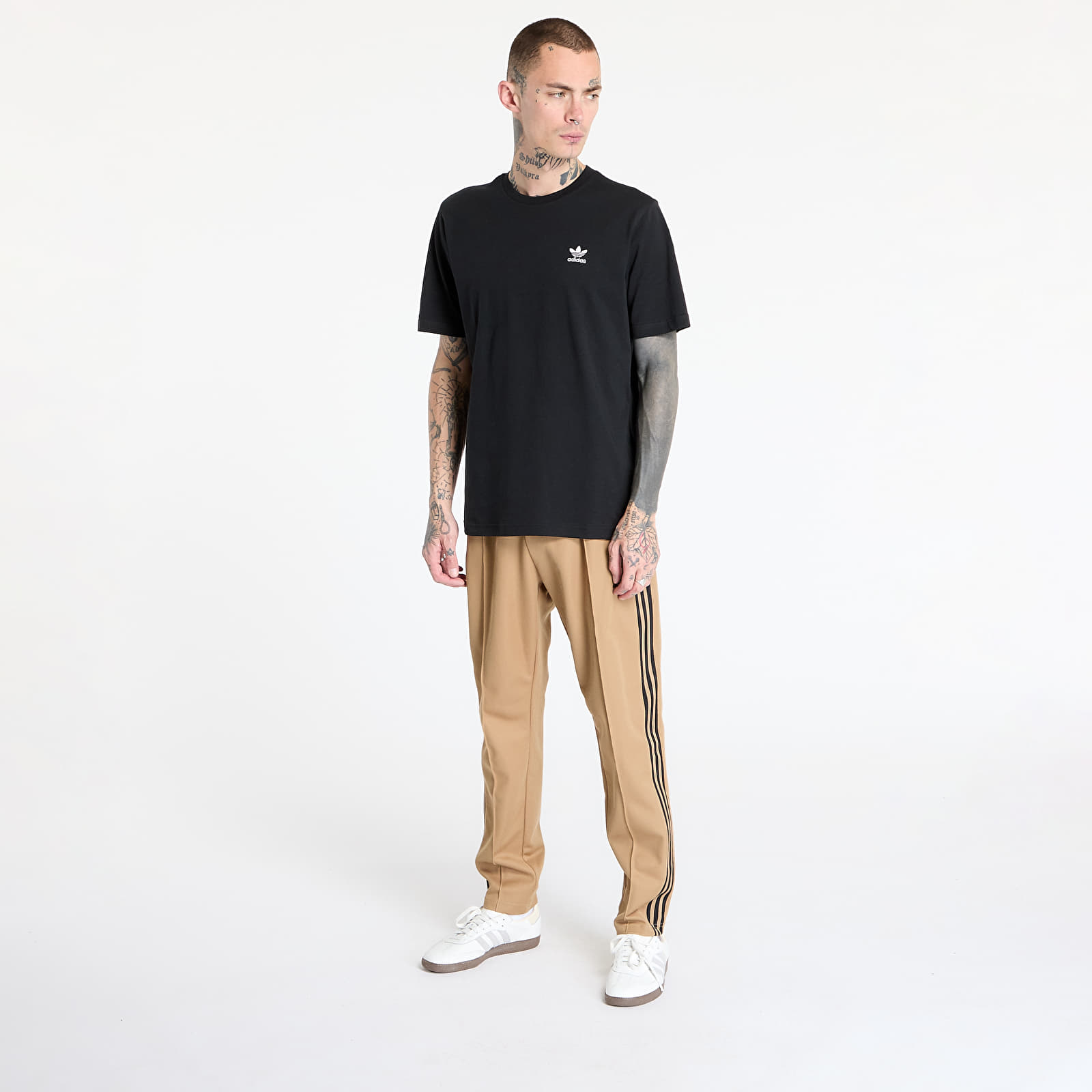 Tričká adidas Trefoil Essentials Tee Black/ Cream White/ Core Black