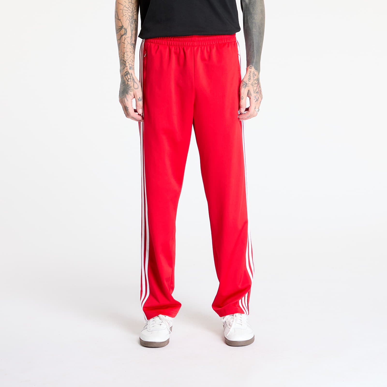 Pantaloni și blugi adidas Adicolor Classics Firebird Track Tracksuit Bottoms Better Scarlet