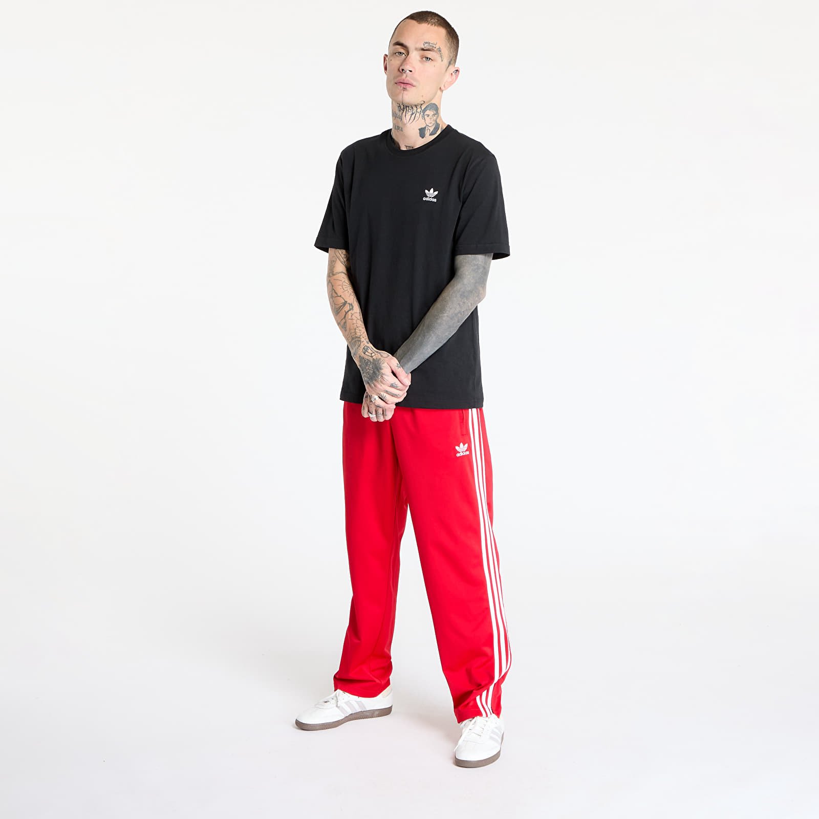 Pantaloni și blugi adidas Adicolor Classics Firebird Track Tracksuit Bottoms Better Scarlet