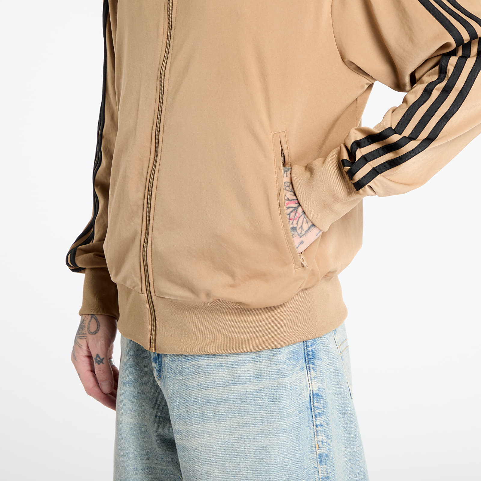 Hoodies and sweatshirts  adidas Adicolor Classics Firebird Track Top Cardboard/ Crew Orange