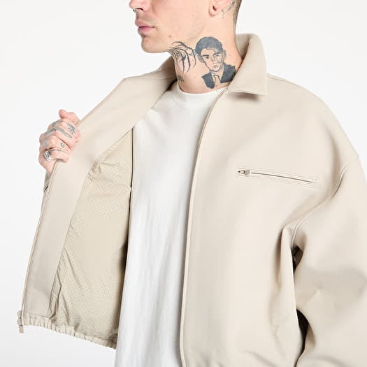 Jackets Fear of God Essentials Bonded Canvas Zip-Up Jacket Timber