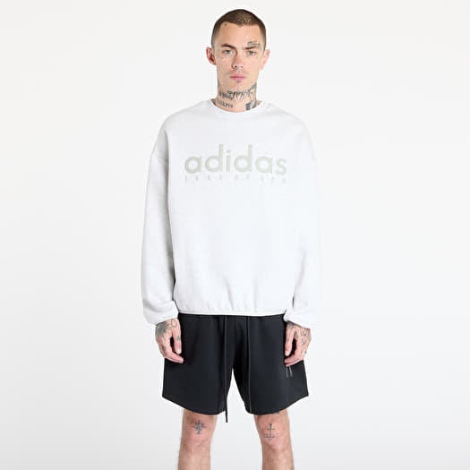 adidas x Fear Of God Athletics Heather Fleece Crewneck Light Grey Heather