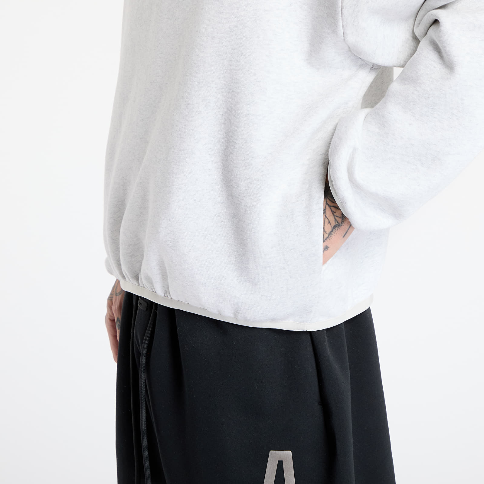 Hoodies and sweatshirts  adidas x Fear Of God Athletics Heather Fleece Crewneck Light Grey Heather