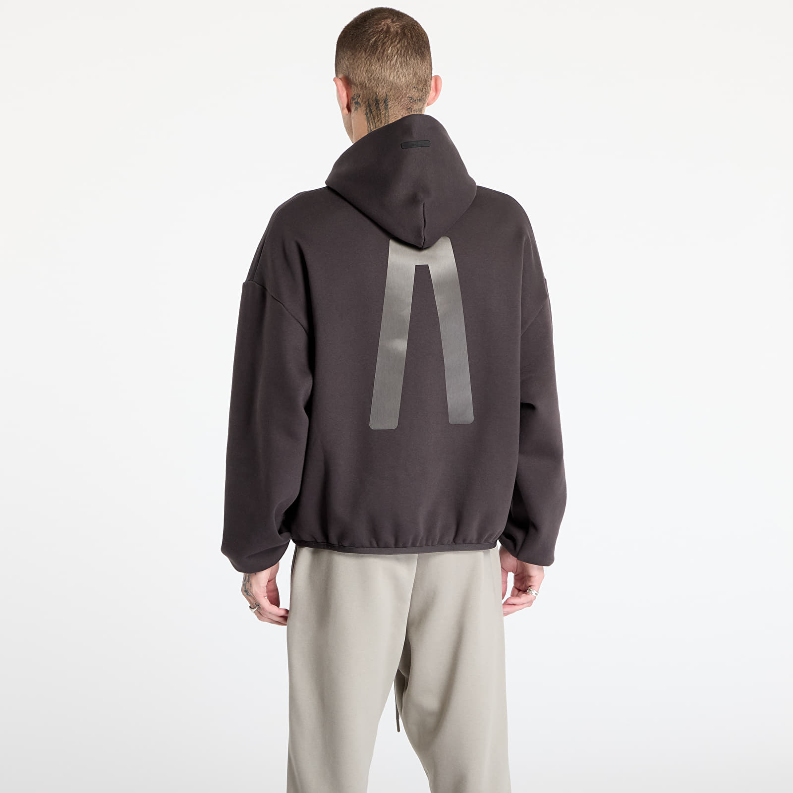Mikinas ar kapuci un sporta krekli adidas x Fear Of God Athletics Fleece Hoodie Night Brown