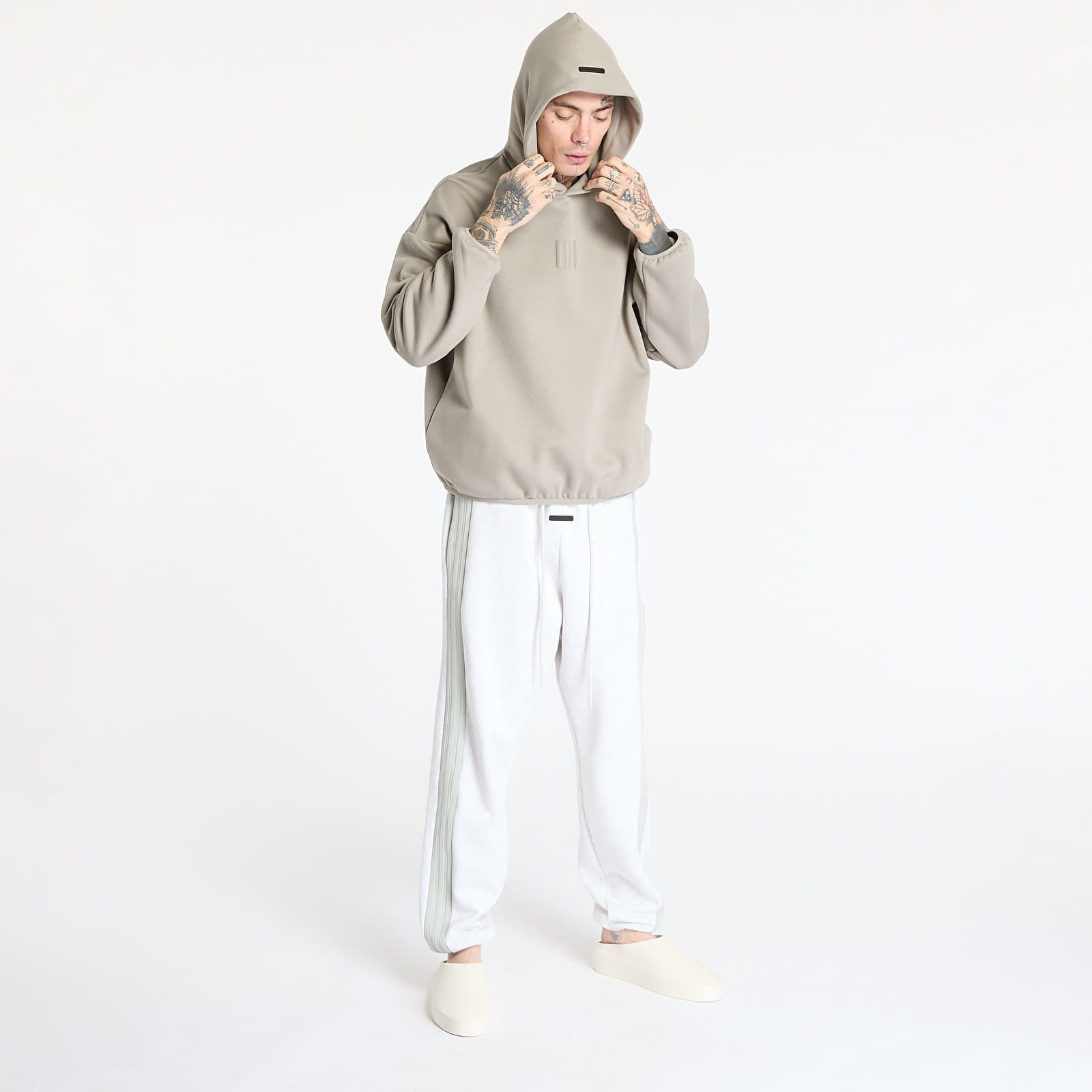 Chandal adidas x Fear Of God Athletics Heather Fleece Pant Light Grey Heather