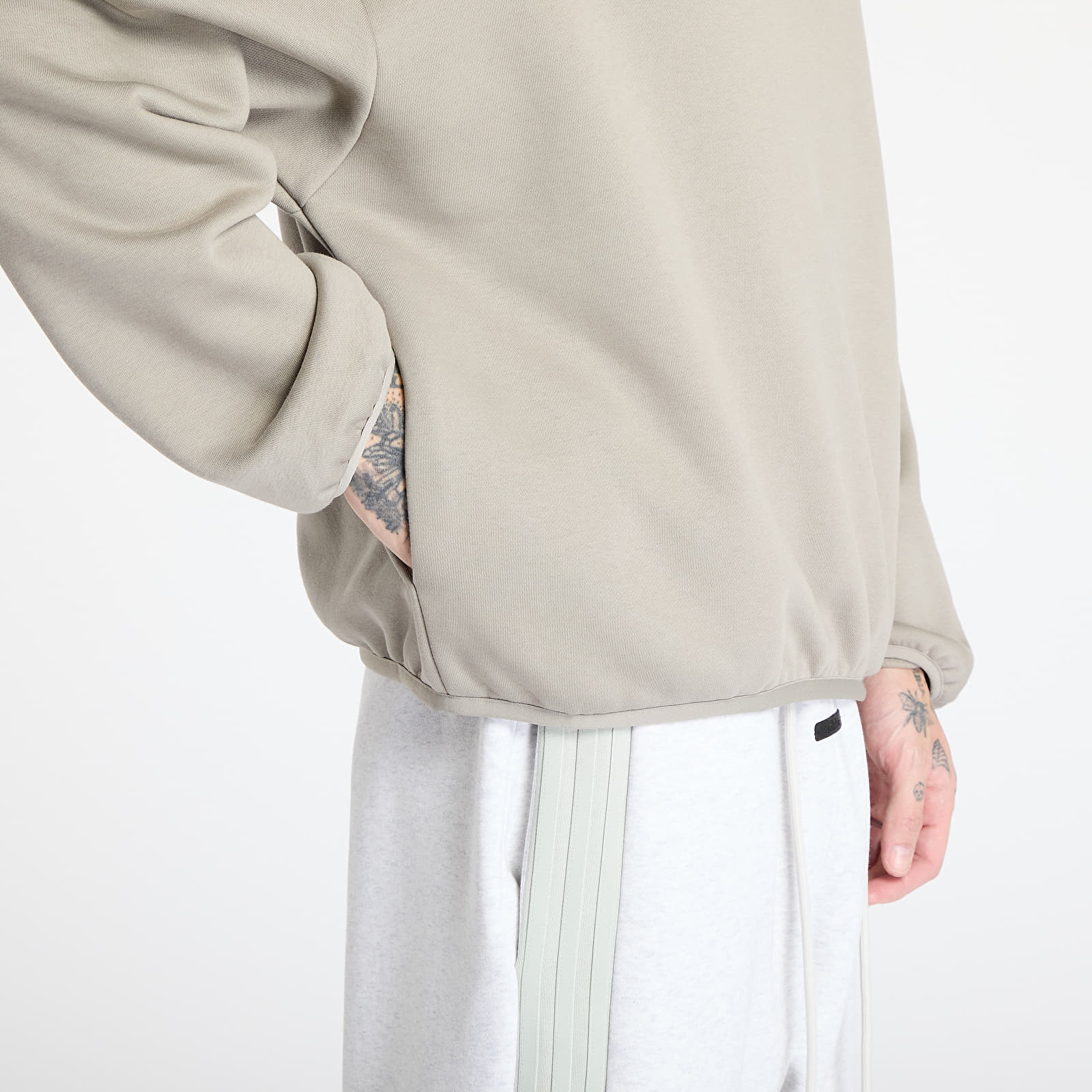 Mikinas ar kapuci un sporta krekli adidas x Fear Of God Athletics Fleece Hoodie Putty Beige