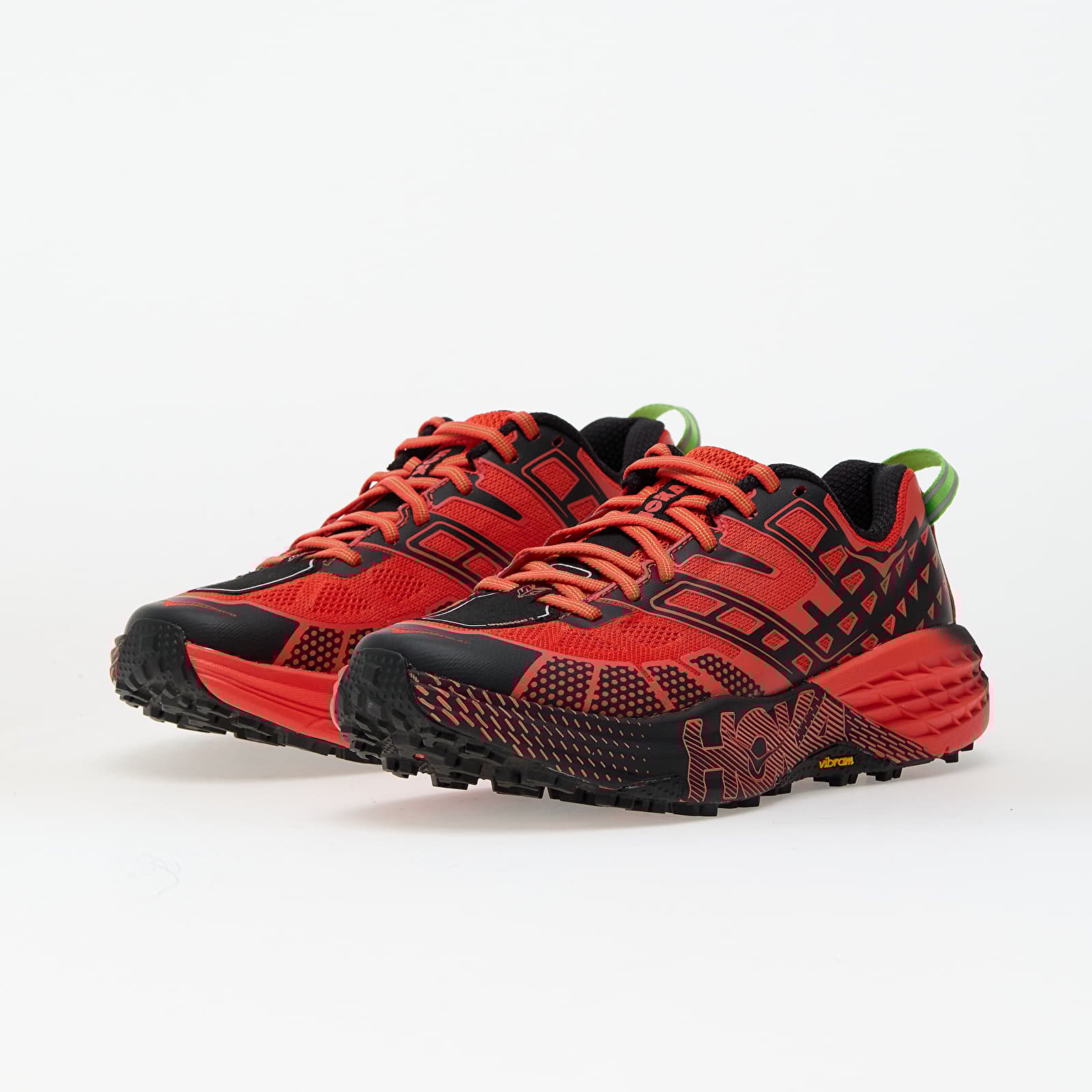 Vīriešu apavi Hoka® U Speedgoat 2 Low Tomato/ Electric Green