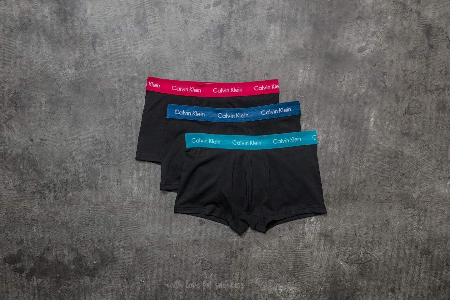 Boxer shorts Calvin Klein Low Rise 3 Pack Trunks Black/ Multicolor