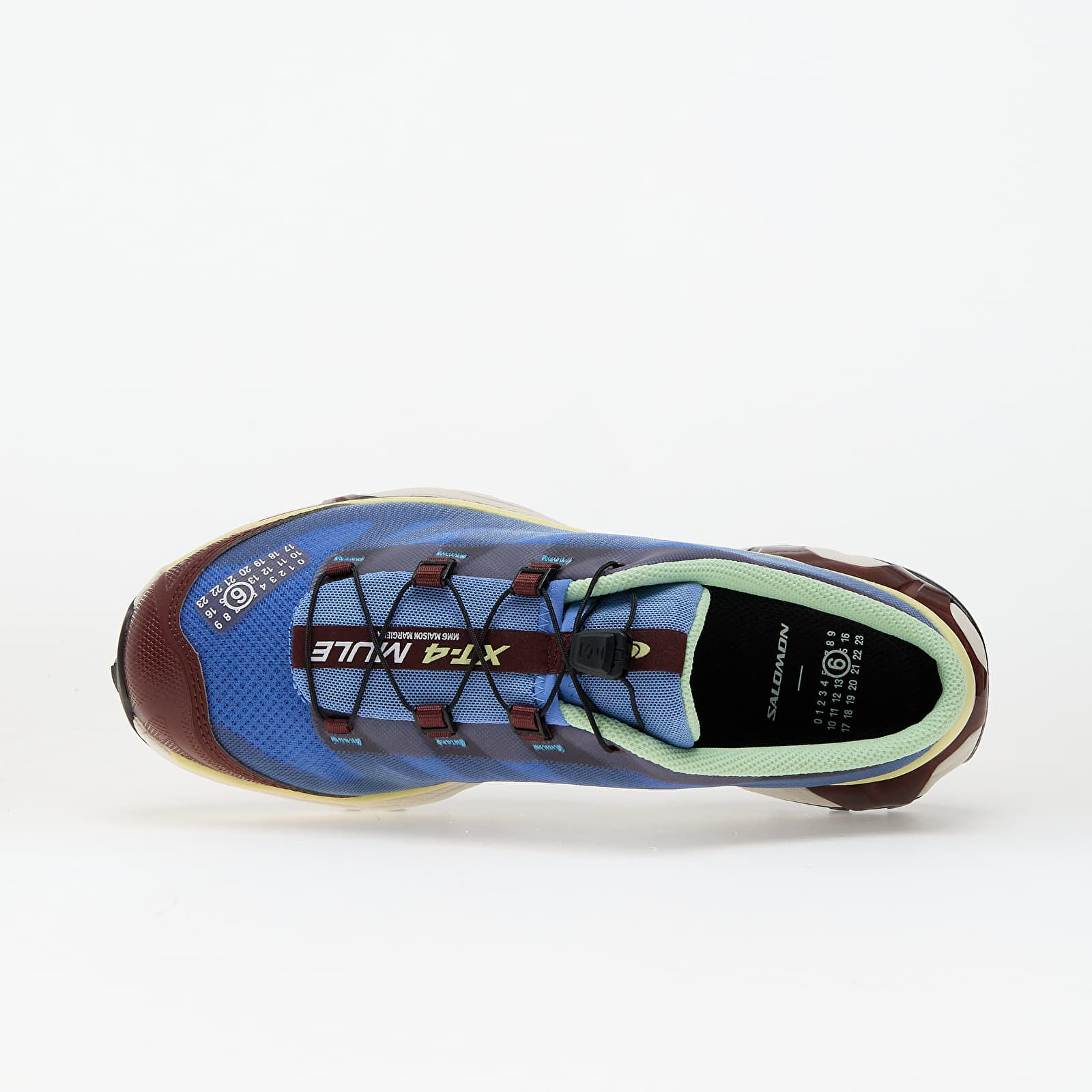 Vīriešu čības MM6 x Salomon XT-4 Mule Ultramarine/ Rum Raisin/ Yellow Irirs