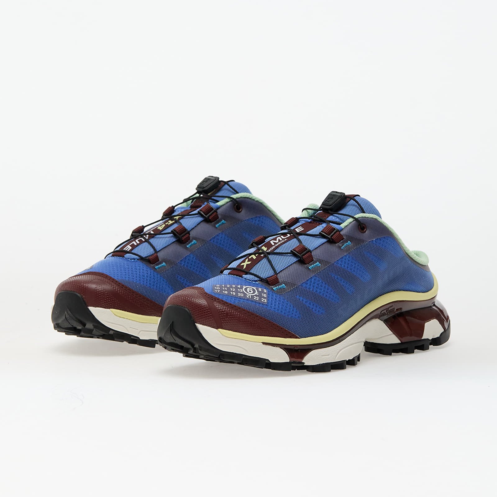 Vīriešu čības MM6 x Salomon XT-4 Mule Ultramarine/ Rum Raisin/ Yellow Irirs