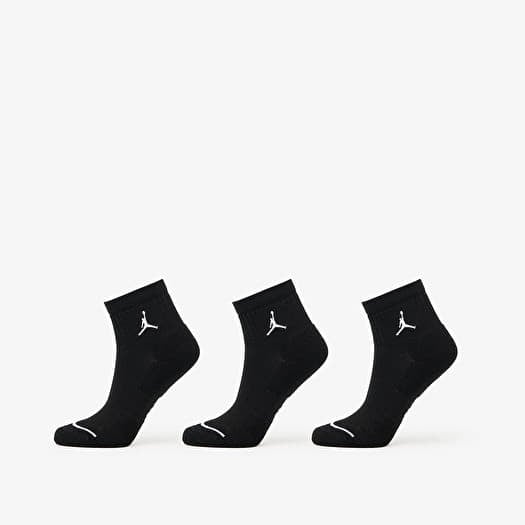 Jordan Everyday Ankle Socks 3-Pack Black/ White