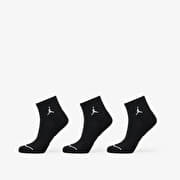 Jordan Everyday Ankle Socks 3-Pack Black/ White