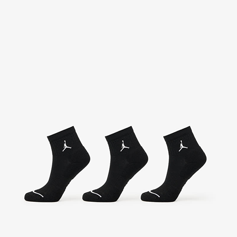 Jordan Everyday Ankle Socks 3-Pack Black/ White