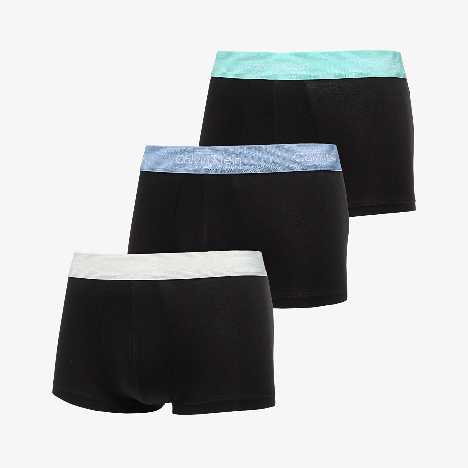 Boxerky Calvin Klein Cotton Stretch Low Rise Trunk 3-Pack Black