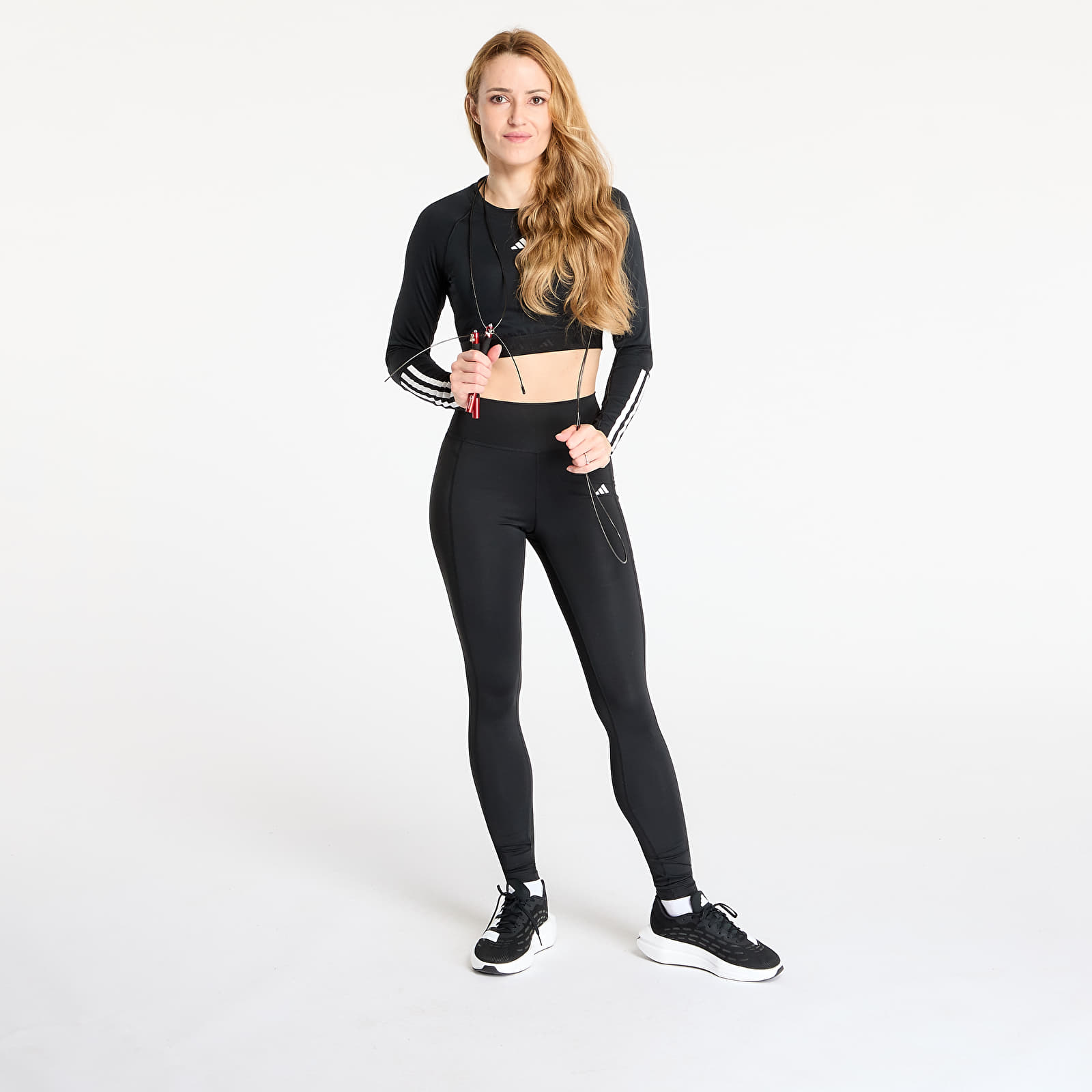 Legginsy damskie adidas Optime Full-Length Leggings Black