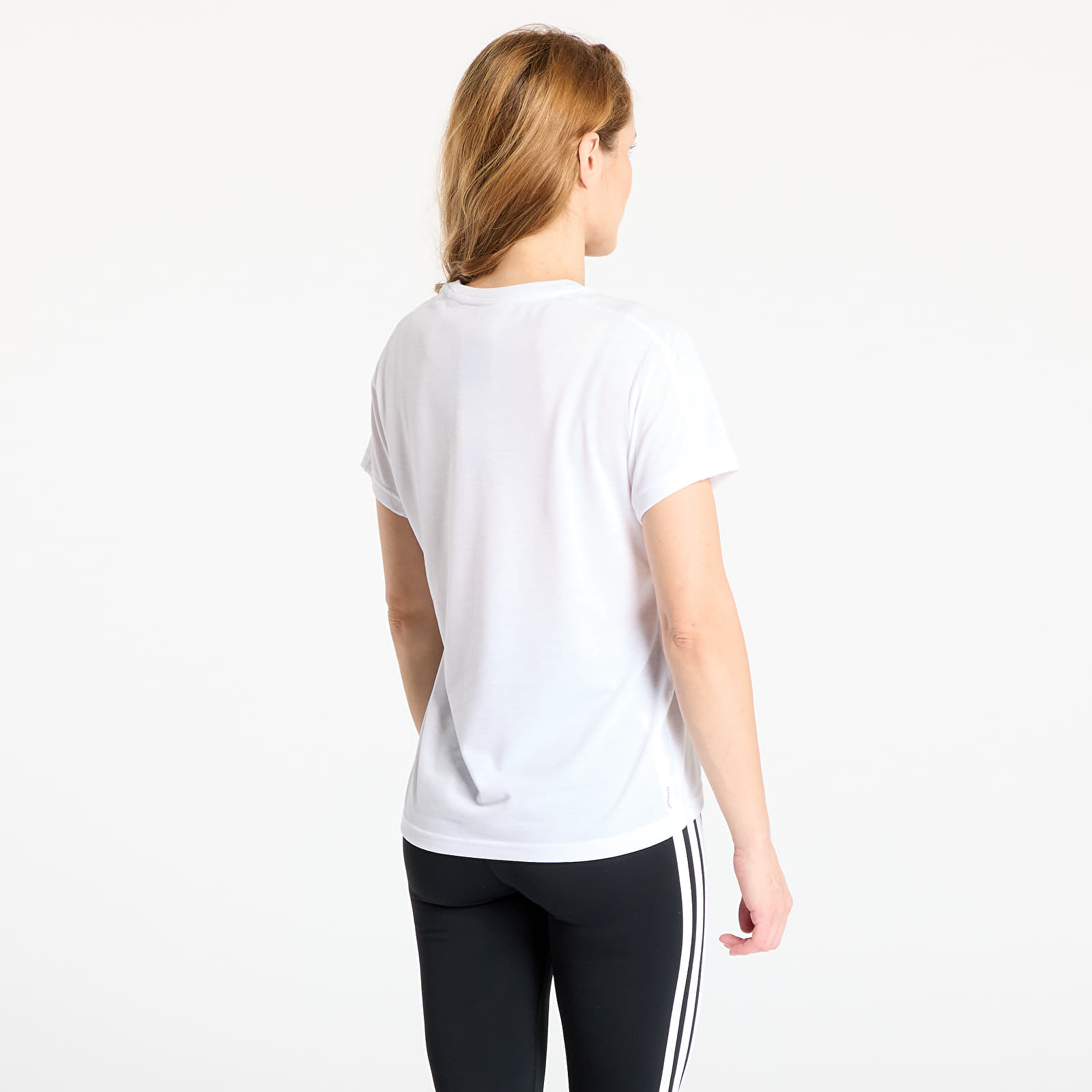 Damen T-Shirts  adidas AEROREADY Train Essentials Minimal Branding Crewneck T-Shirt White/ Crystal White/ Crystal White