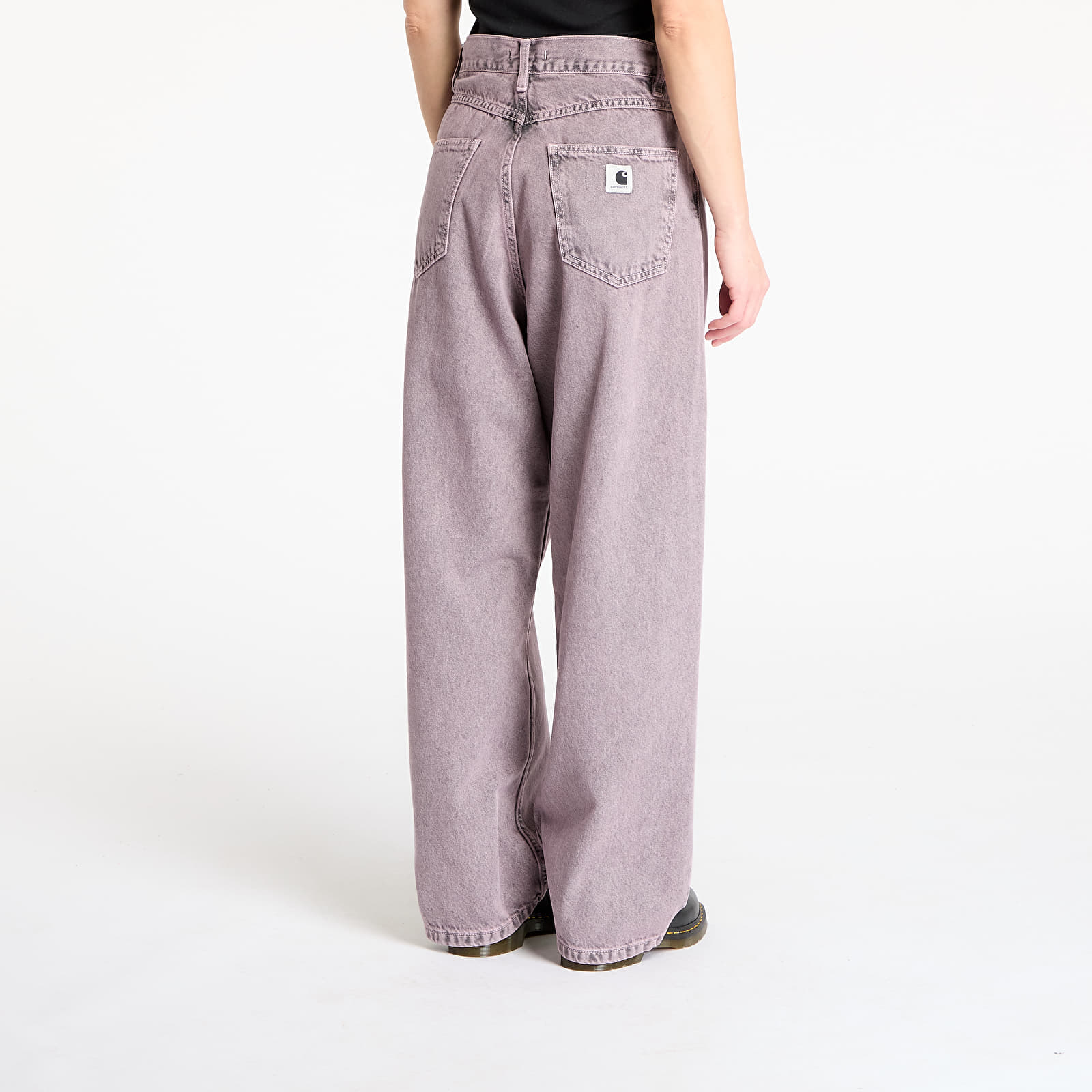 Hosen für Frauen Carhartt WIP W' Brandon Pant Black / Hortensia Garment Dyed