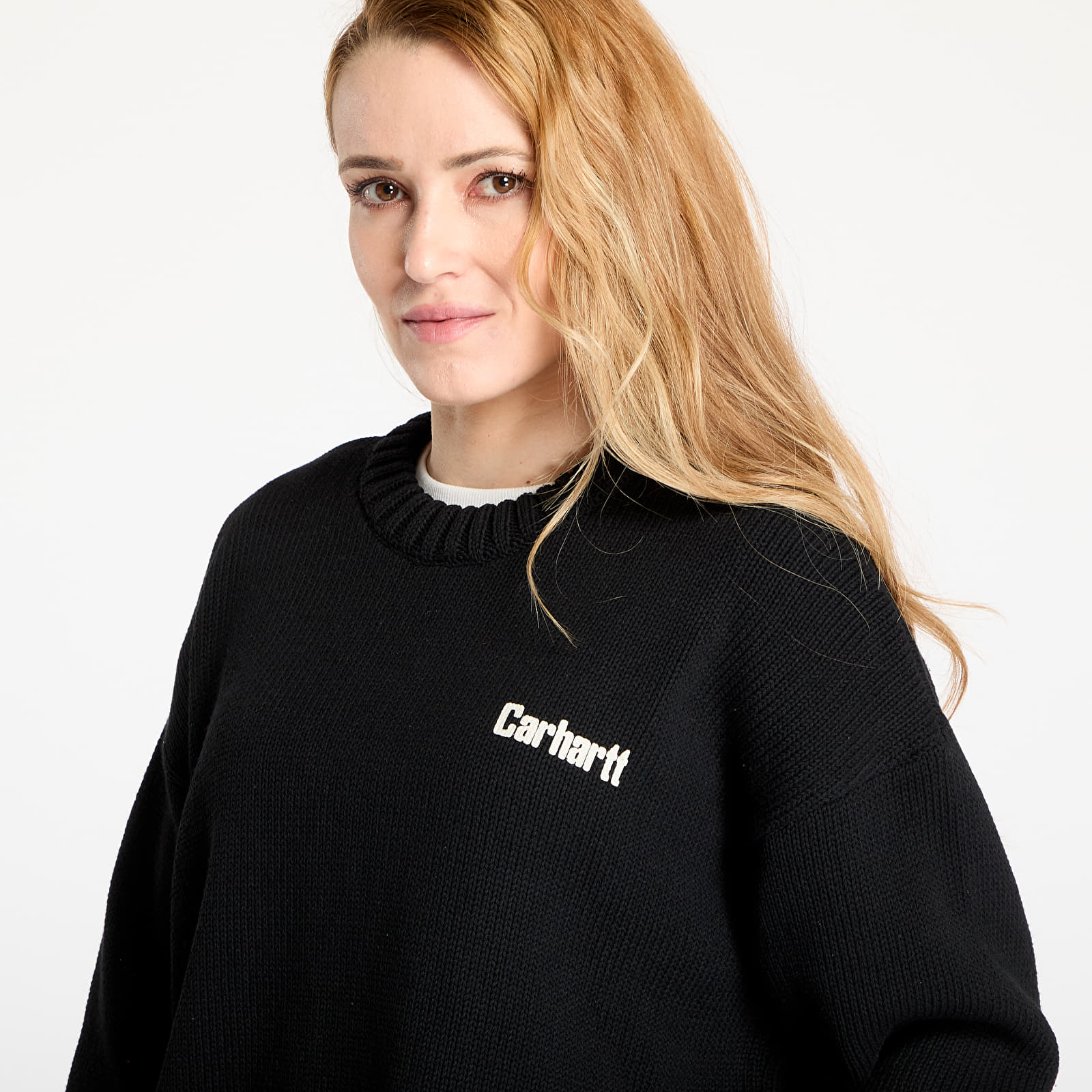 Női pulóverek Carhartt WIP W' Growth Sweater Black