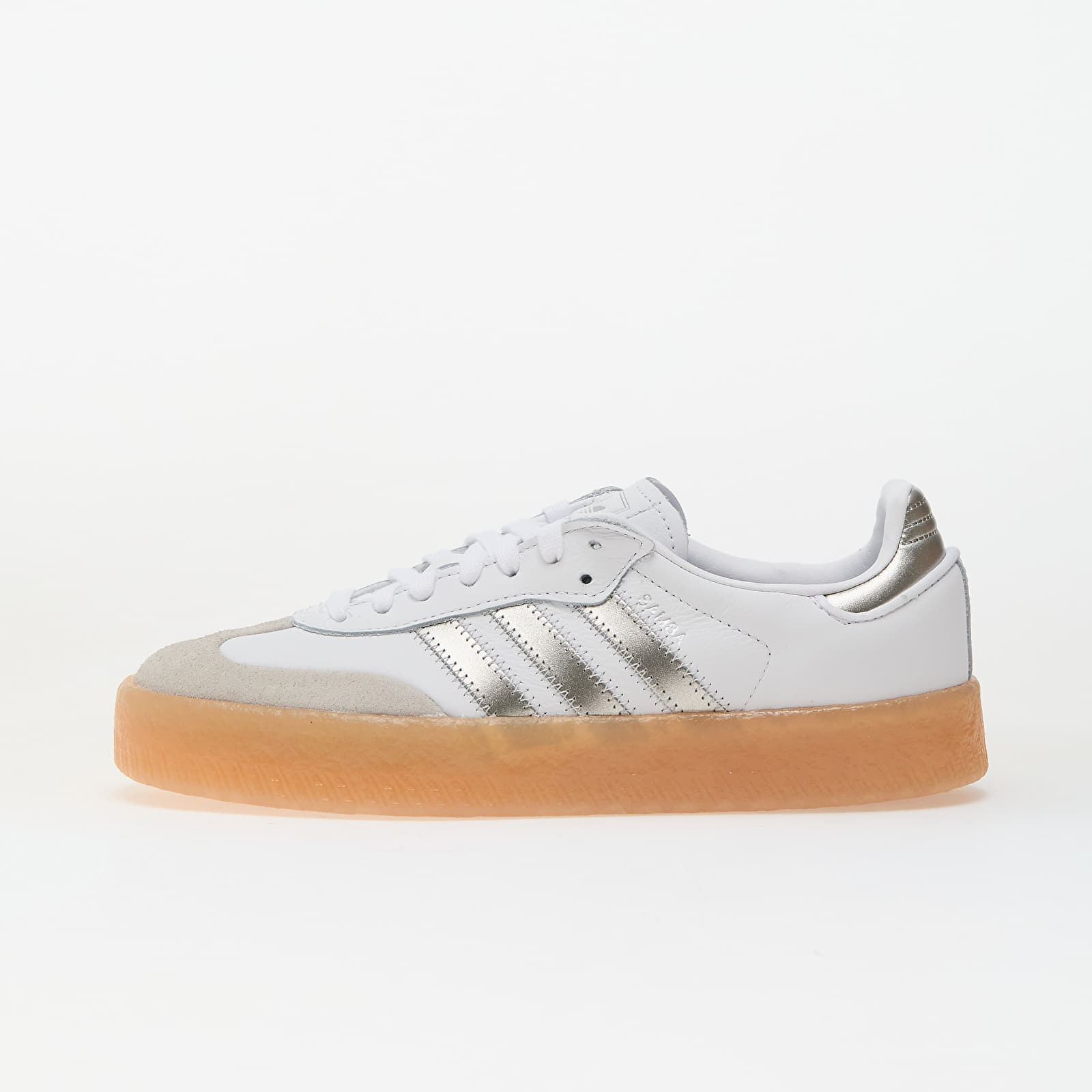 Levně Tenisky adidas Sambae W Ftw White/ Silver Metallic/ Gum